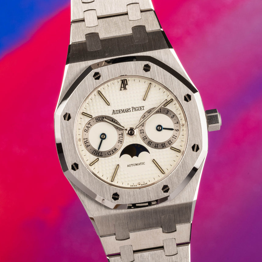 1995 (circa) Audemars Piguet Royal Oak calendar, ref 25594st, top conditions & freshly serviced
