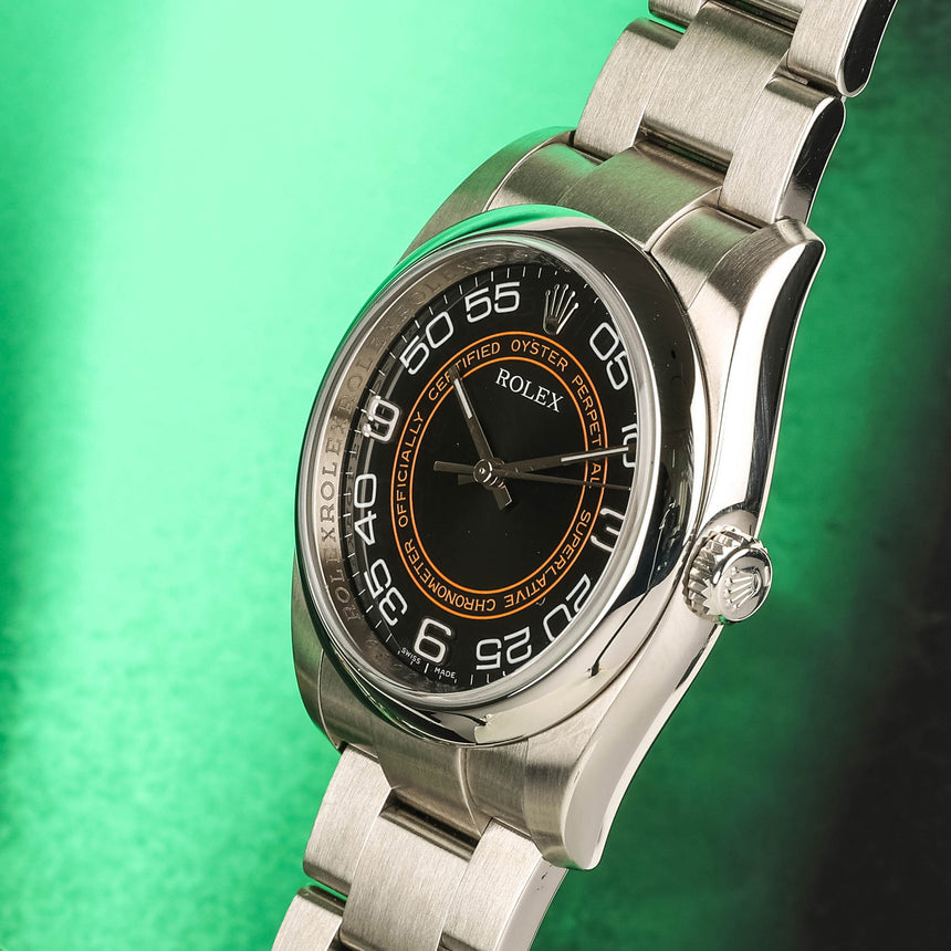 2010 Rolex Oyster perpetual reference 116000, "Harley Davidson" dial: top conditions & full set