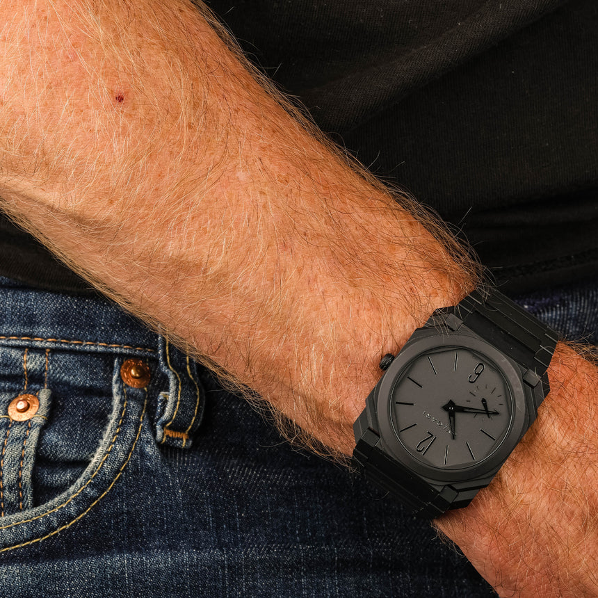 2021 Bvlgari Octo Finissimo in black ceramic, reference 103077: Top conditions & full set