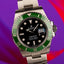 June 2025 Rolex Submariner date ref: 126610LV, aka "Starbuck" Like New & Full set
