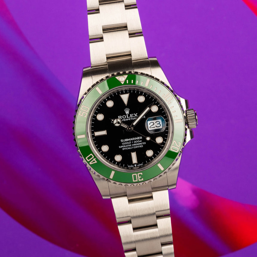 June 2025 Rolex Submariner date ref: 126610LV, aka "Starbuck" Like New & Full set