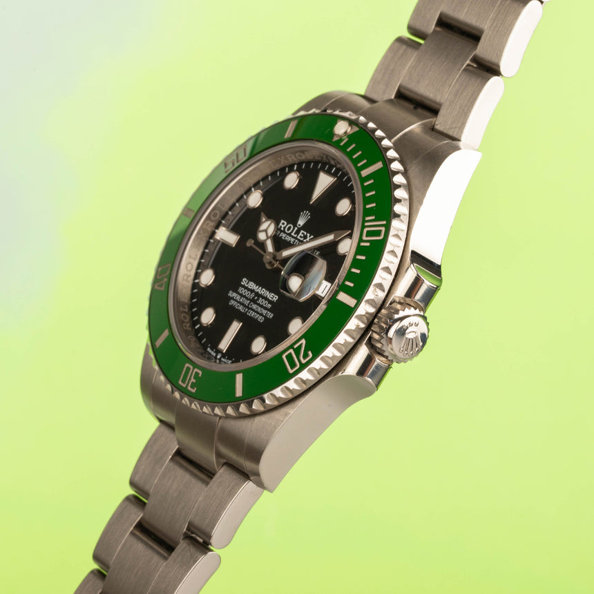 2024 Rolex Submariner date ref: 126610LV, aka "Starbuck" Like New & Stickers & Full set