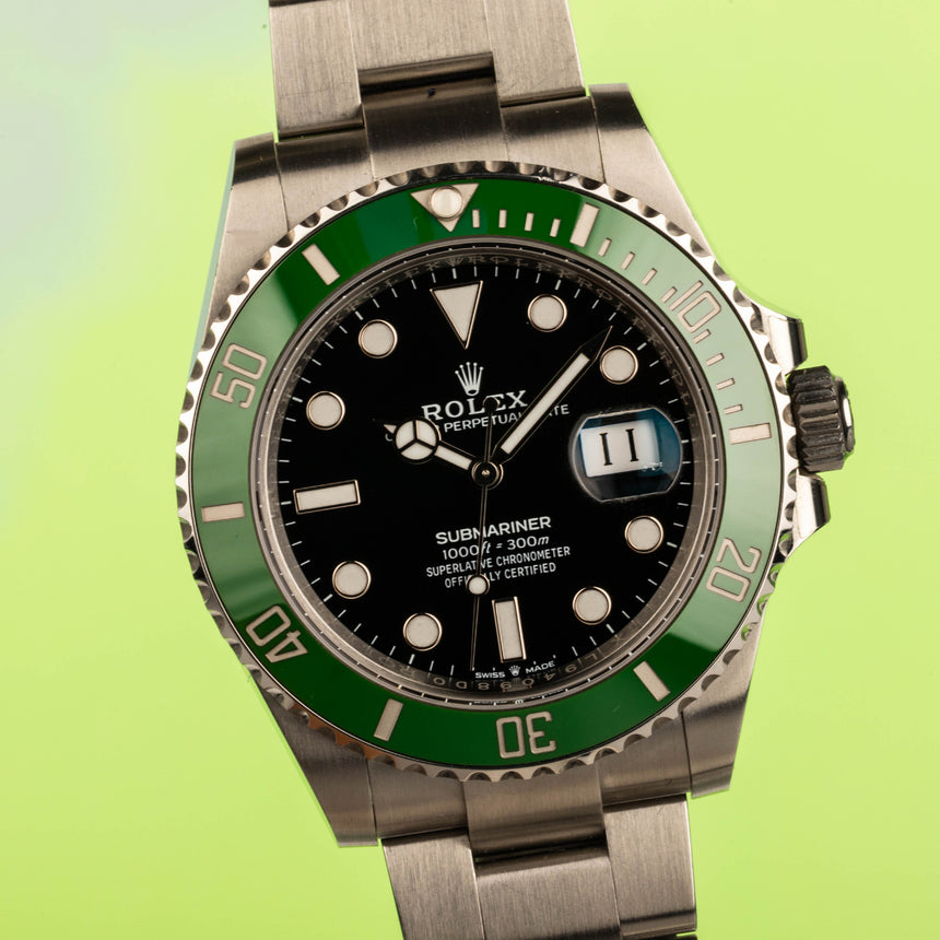 2024 Rolex Submariner date ref: 126610LV, aka "Starbuck" Like New & Stickers & Full set