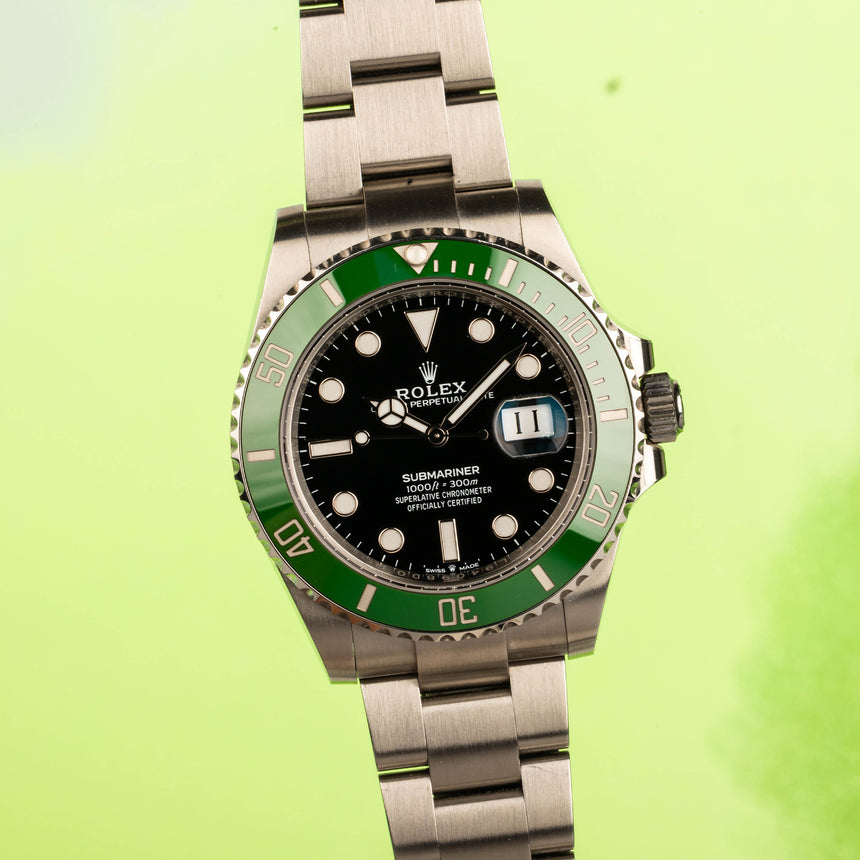 2024 Rolex Submariner date ref: 126610LV, aka "Starbuck" Like New & Stickers & Full set