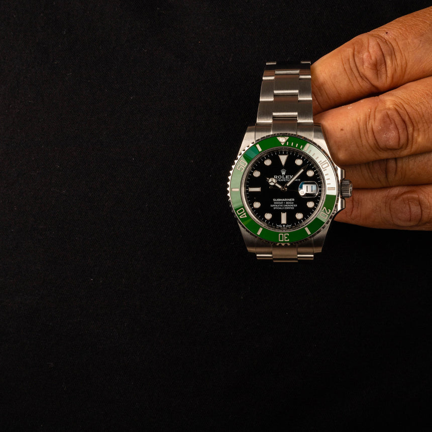 2024 Rolex Submariner date ref: 126610LV, aka "Starbuck" Like New & Stickers & Full set