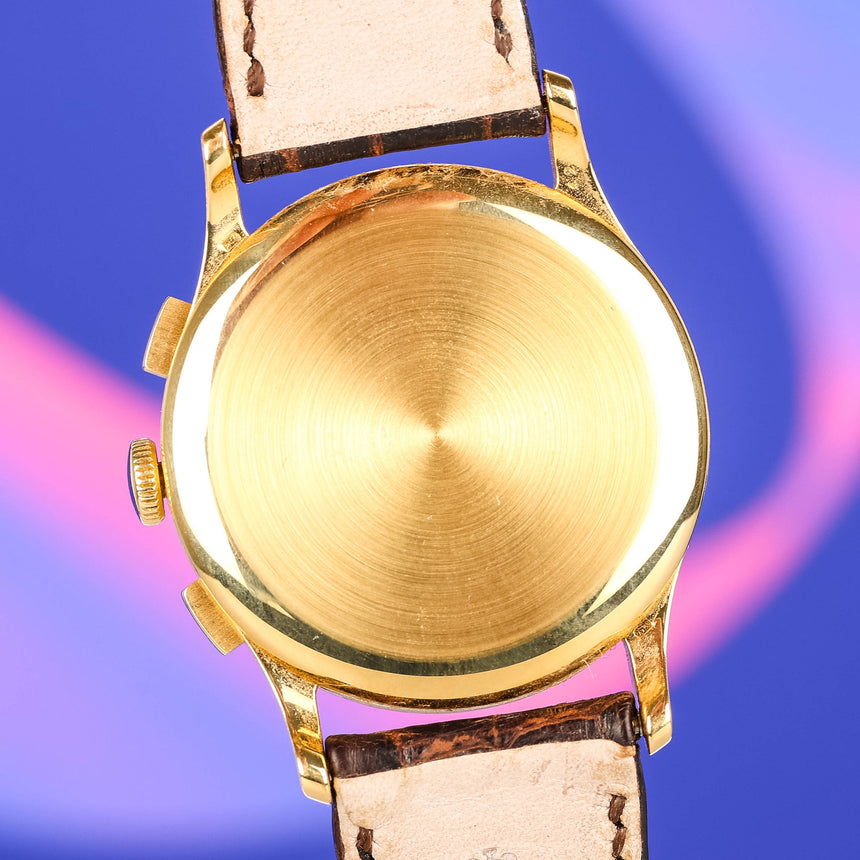 1962 Vacheron Constantin chronograph, ref 4072 : Full set & Extrait & 2024 VC Service