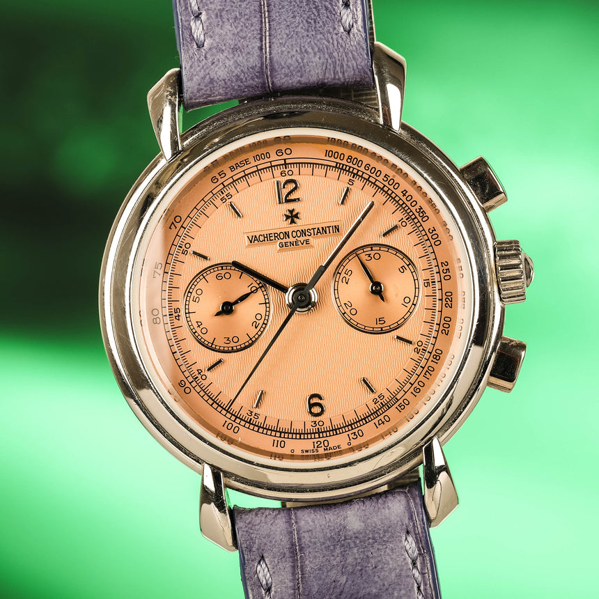 2006 Vacheron Constantin in Platinum & Salmon dial "Les Historiques" ref 47111/1 : Full Set & 2024 VC Service & Silver dial