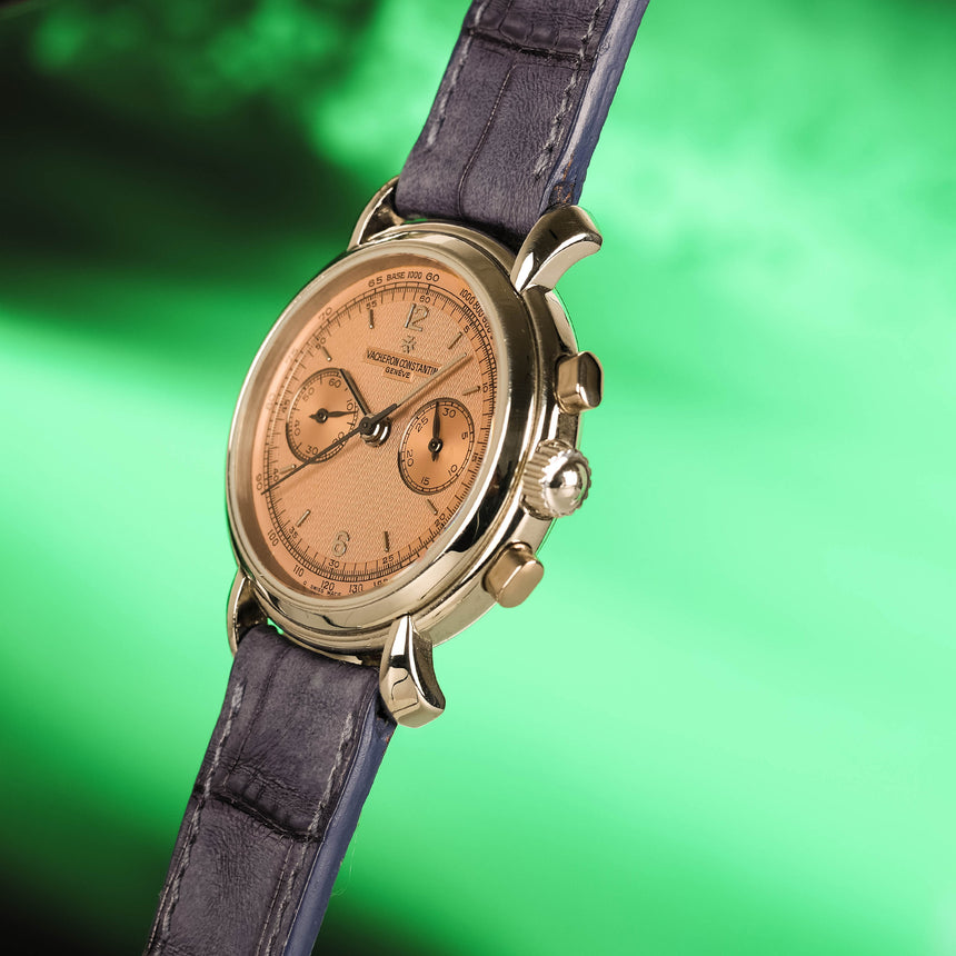 2006 Vacheron Constantin in Platinum & Salmon dial "Les Historiques" ref 47111/1 : Full Set & 2024 VC Service & Silver dial