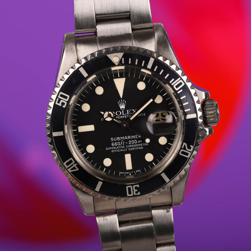 1977 (circa) Rolex Submariner date ref 1680: All original & Super nice
