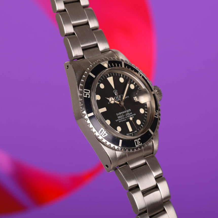 1977 (circa) Rolex Submariner date ref 1680: All original & Super nice