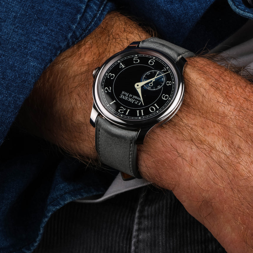 2017 François-Paul Journe Chronometre souverrain BLEU: Full set & serviced (23 FPJ)