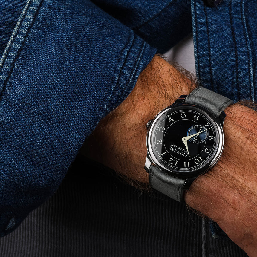 2017 François-Paul Journe Chronometre souverrain BLEU: Full set & serviced (23 FPJ)