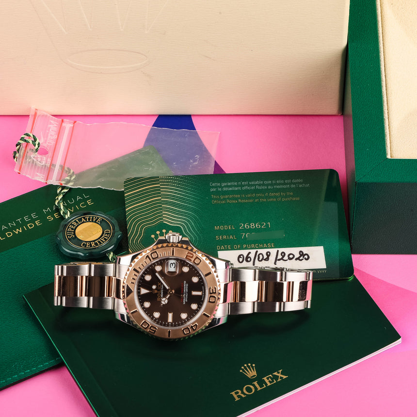 2020 Rolex Yachtmaster midsize, ref 268621, Top conditions & full set