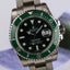 2017 Rolex submariner date, green dial & bezel, reference 116610LV called HULK: Like new & full set