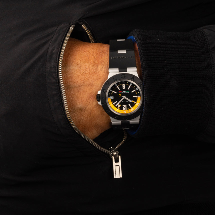 2023 Bulgari Aluminium GMT Speciale Amerigo Vespucci Ref: 103702 Limited Edition Full Set