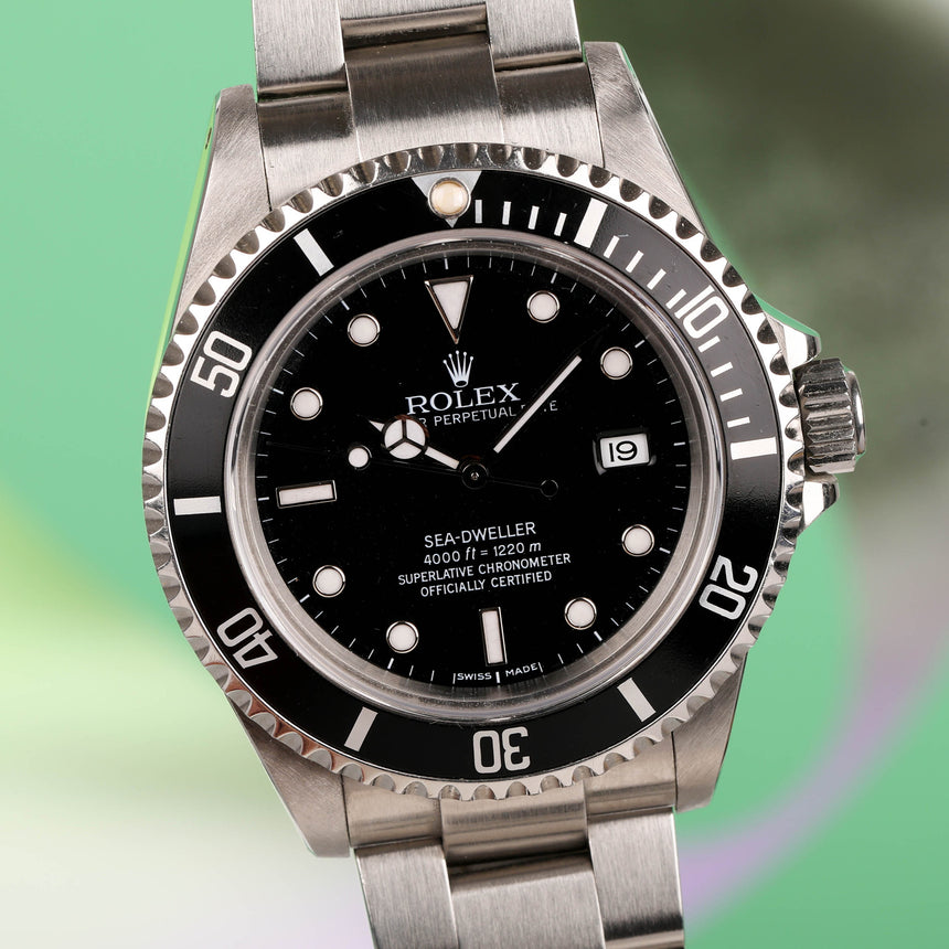 2001 Rolex Sea Dweller 16600 : Perfect & FULL SET