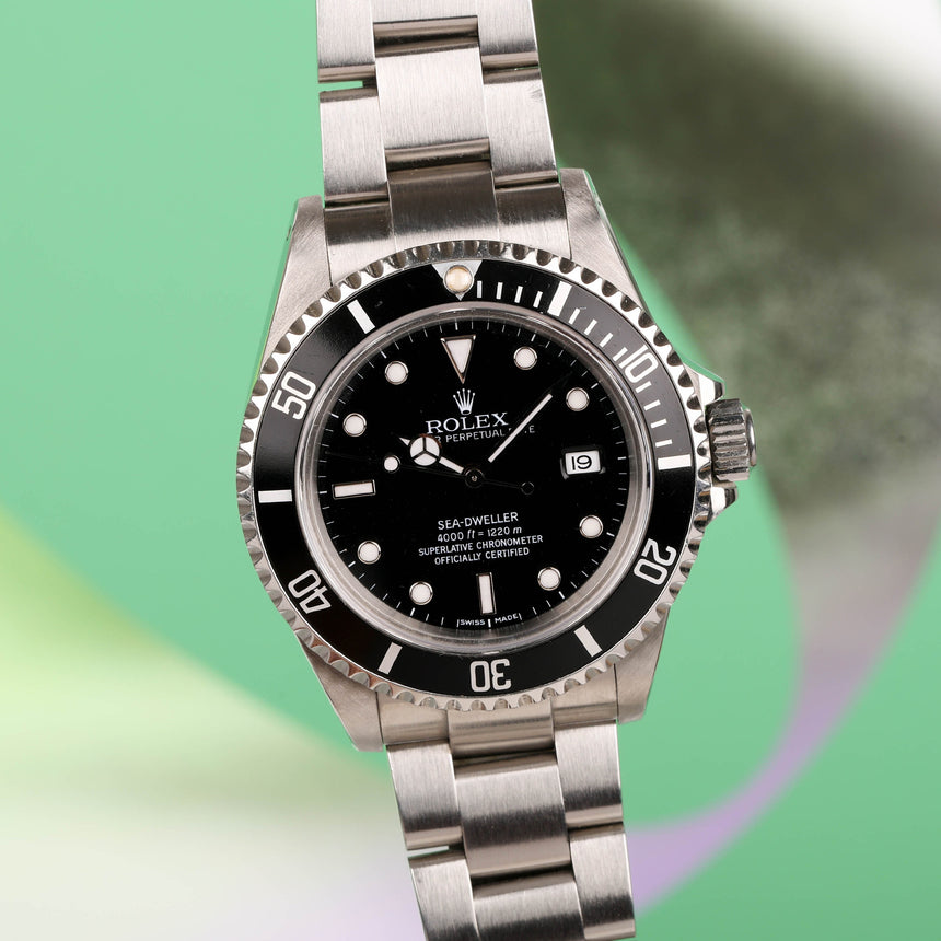 2001 Rolex Sea Dweller 16600 : Perfect & FULL SET