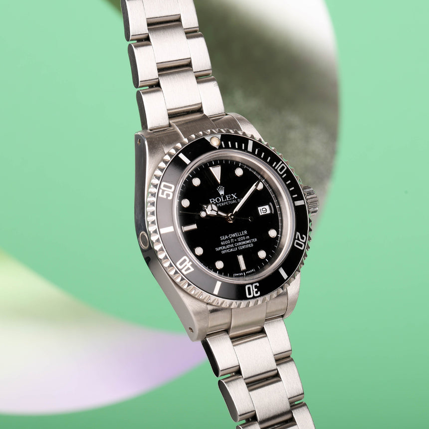 2001 Rolex Sea Dweller 16600 : Perfect & FULL SET