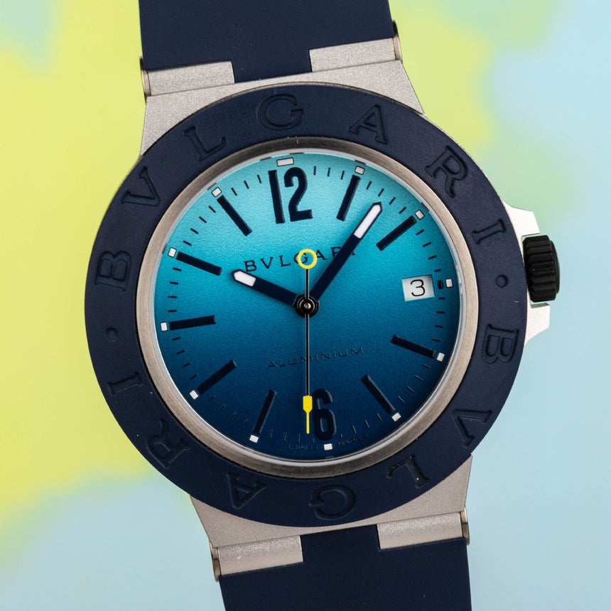 2024 Bulgari Aluminium Capri Ref: 103815 Limited Edition Full Set New