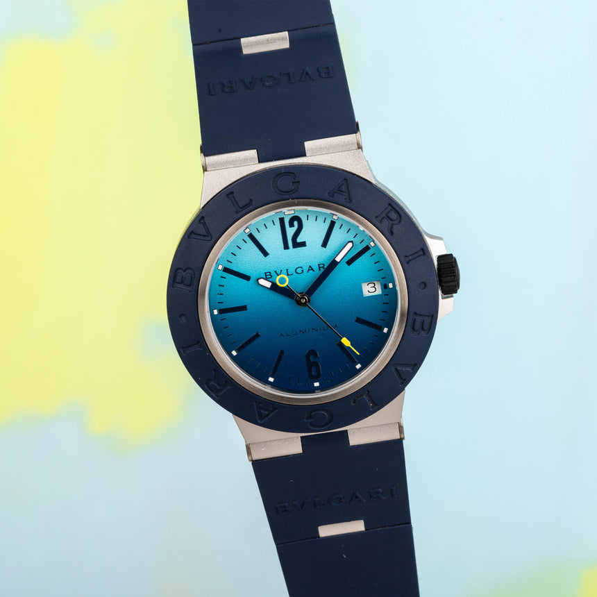 2024 Bulgari Aluminium Capri Ref: 103815 Limited Edition Full Set New