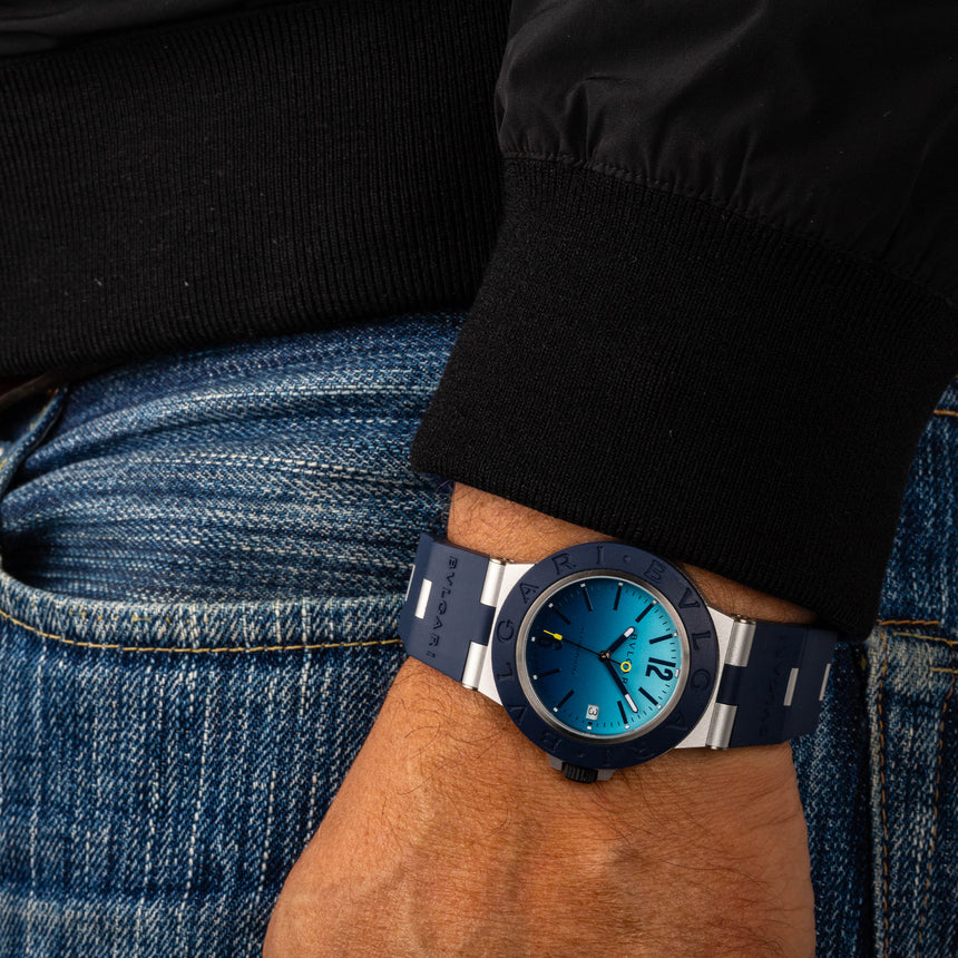 2024 Bulgari Aluminium Capri Ref: 103815 Limited Edition Full Set New