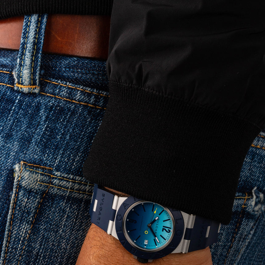 2024 Bulgari Aluminium Capri Ref: 103815 Limited Edition Full Set New