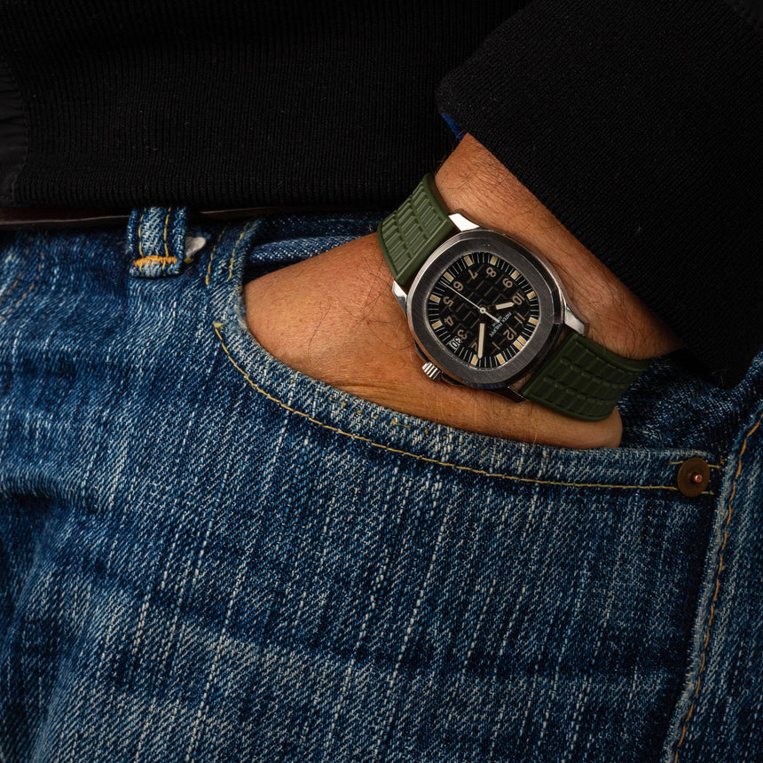 1998 PP&Co Aquanaut ref 5066/1A-001 BEAUTY : Watch, 3 straps & Travel box