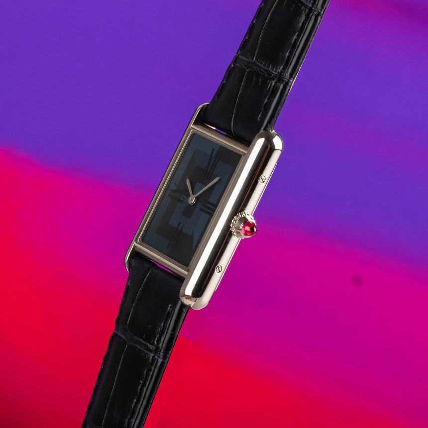2023 Cartier Tank Louis Cartier Platinum Ref: WGTA0121 Full Set, 170 Ex. Rare !