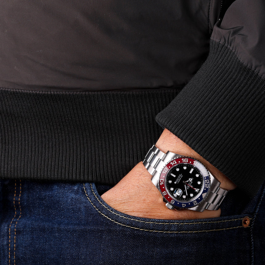 2021 Rolex GMT Master "Pepsi" ref 126710BLRO: Top conditions & FULL SET