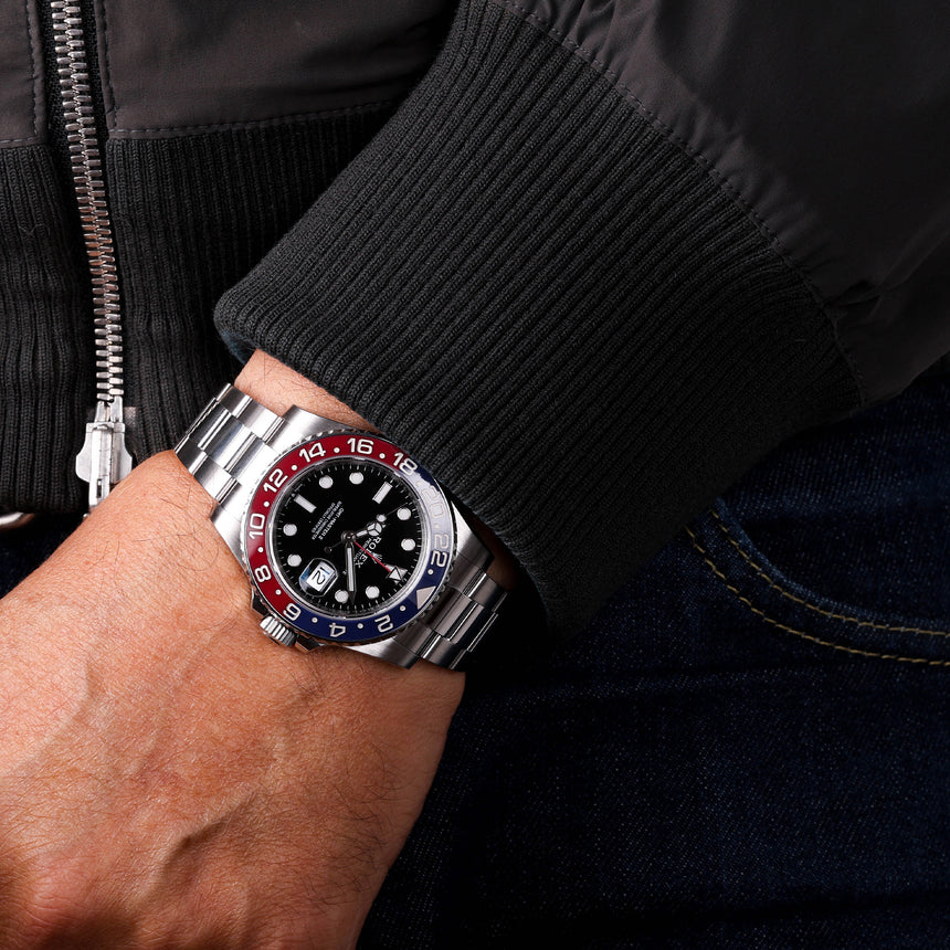 2021 Rolex GMT Master "Pepsi" ref 126710BLRO: Top conditions & FULL SET