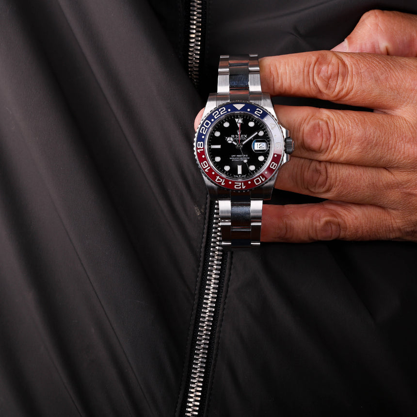 2021 Rolex GMT Master "Pepsi" ref 126710BLRO: Top conditions & FULL SET