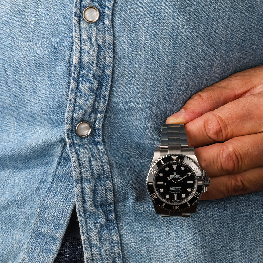 2019 Rolex Submariner No Date ref. 114060: Full Set & Stickers – Superb Condition