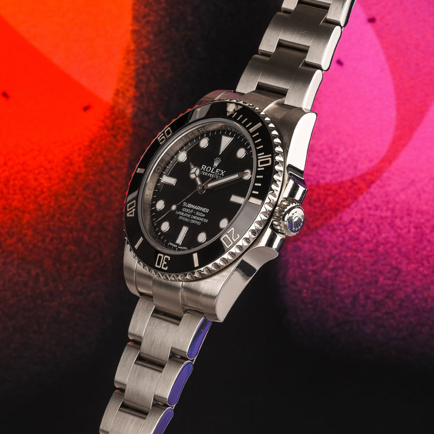 2019 Rolex Submariner No Date ref. 114060: Full Set & Stickers – Superb Condition