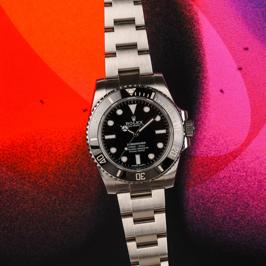 2019 Rolex Submariner No Date ref. 114060: Full Set & Stickers – Superb Condition
