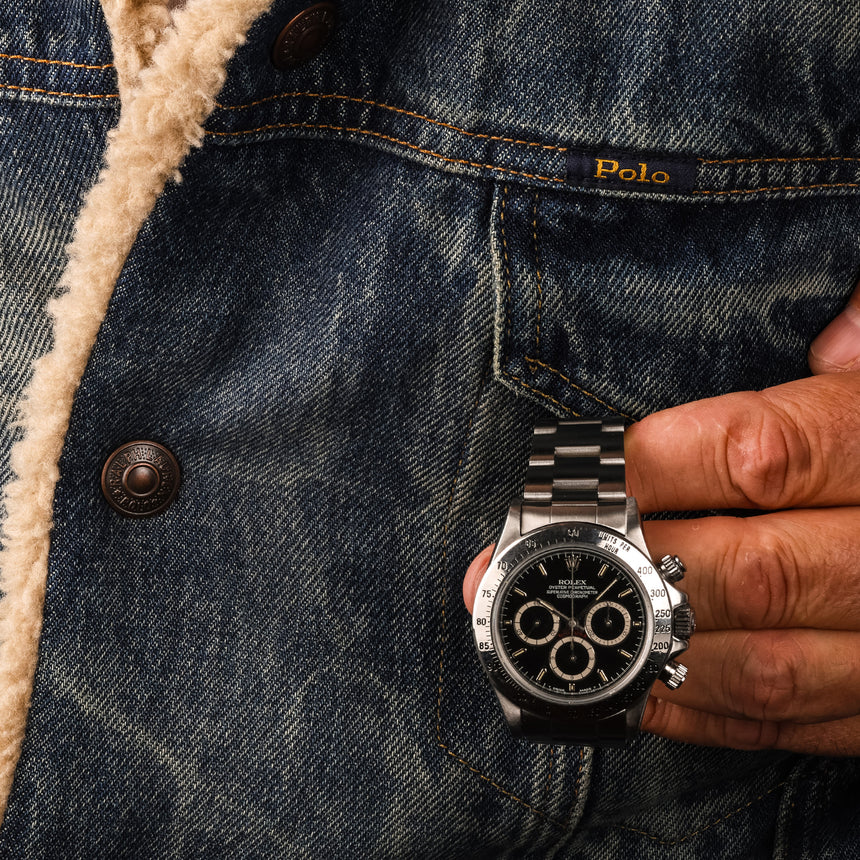 1989 Rolex Daytona “Zenith” ref. 16520: Rare 4-Liner & MK II 225 Bezel – Full Set