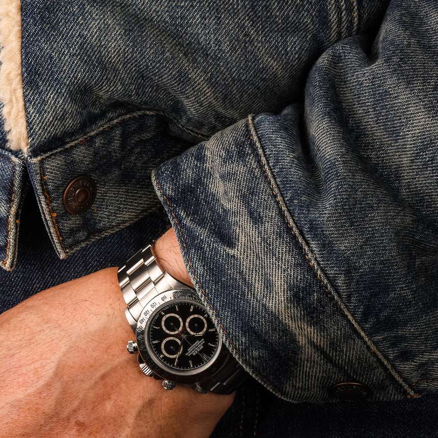 1989 Rolex Daytona “Zenith” ref. 16520: Rare 4-Liner & MK II 225 Bezel – Full Set