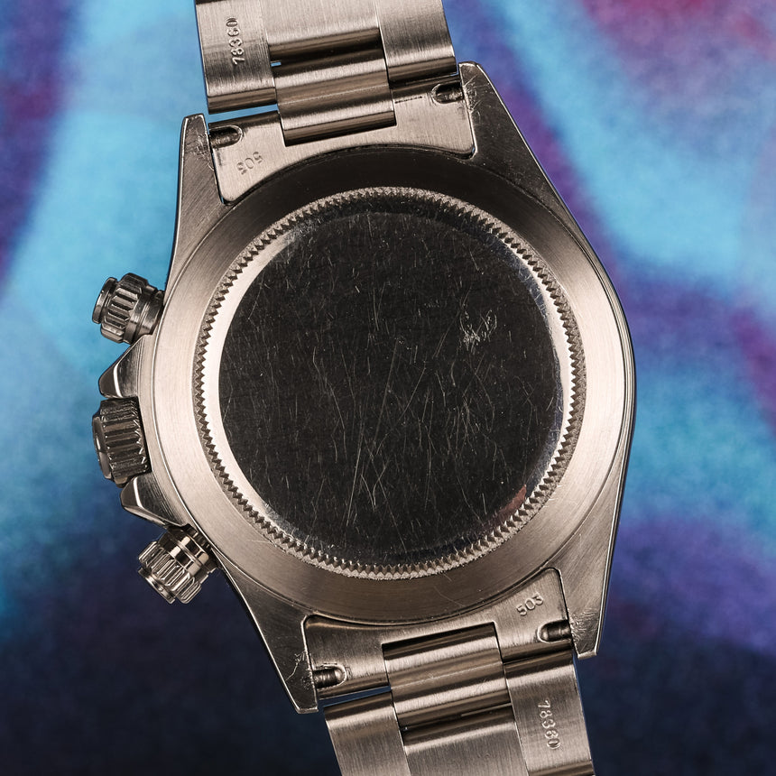 1989 Rolex Daytona “Zenith” ref. 16520: Rare 4-Liner & MK II 225 Bezel – Full Set