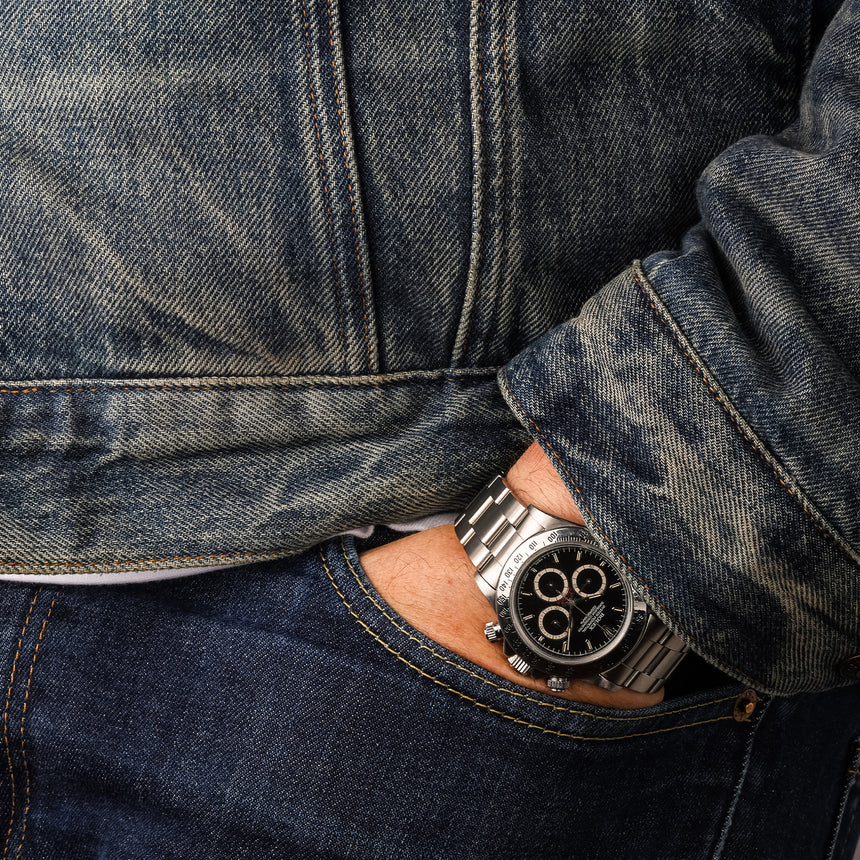 1989 Rolex Daytona “Zenith” ref. 16520: Rare 4-Liner & MK II 225 Bezel – Full Set