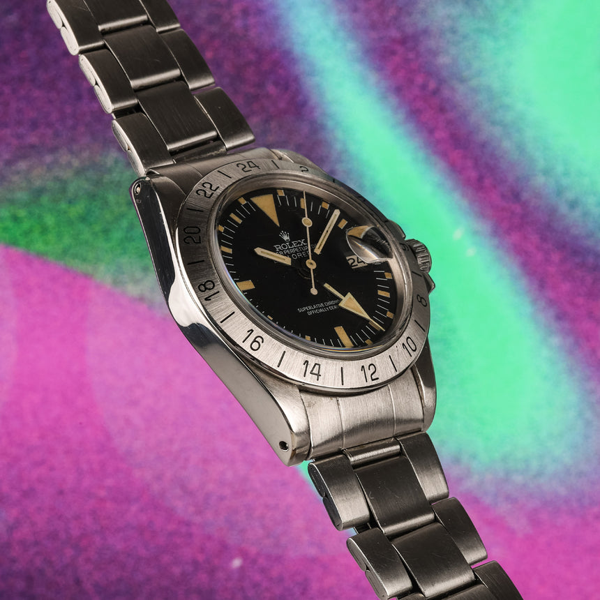 1974 Rolex Explorer II “Freccione” ref. 1655 MK II “Albino” – Full Set
