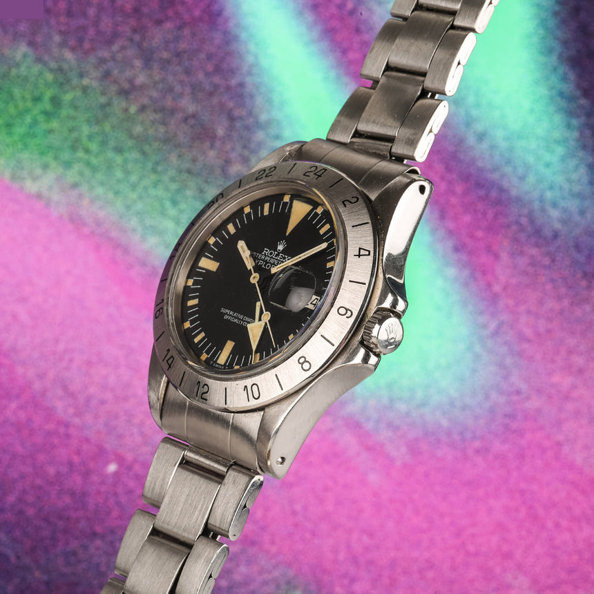 1974 Rolex Explorer II “Freccione” ref. 1655 MK II “Albino” – Full Set