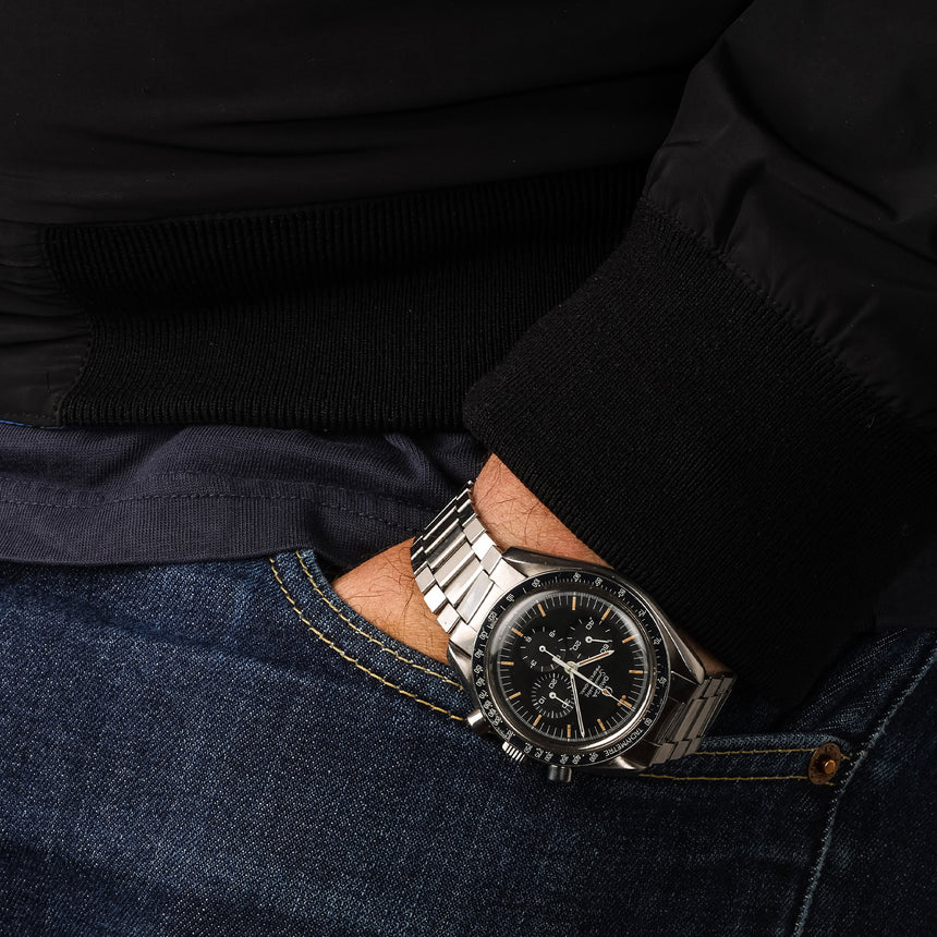 1970 Omega Speedmaster Moonwatch ref. ST 145.022 – Extract from Archives Stunning Patina & Brownish dial