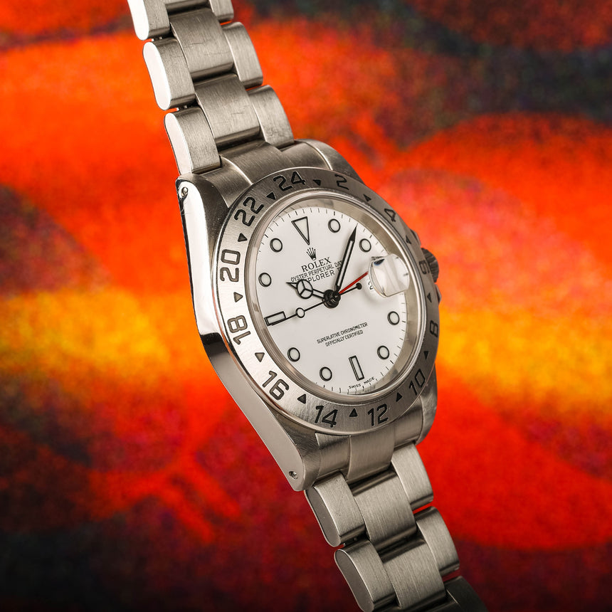 2002 Rolex Explorer II ref: 16570 with Box & Papers