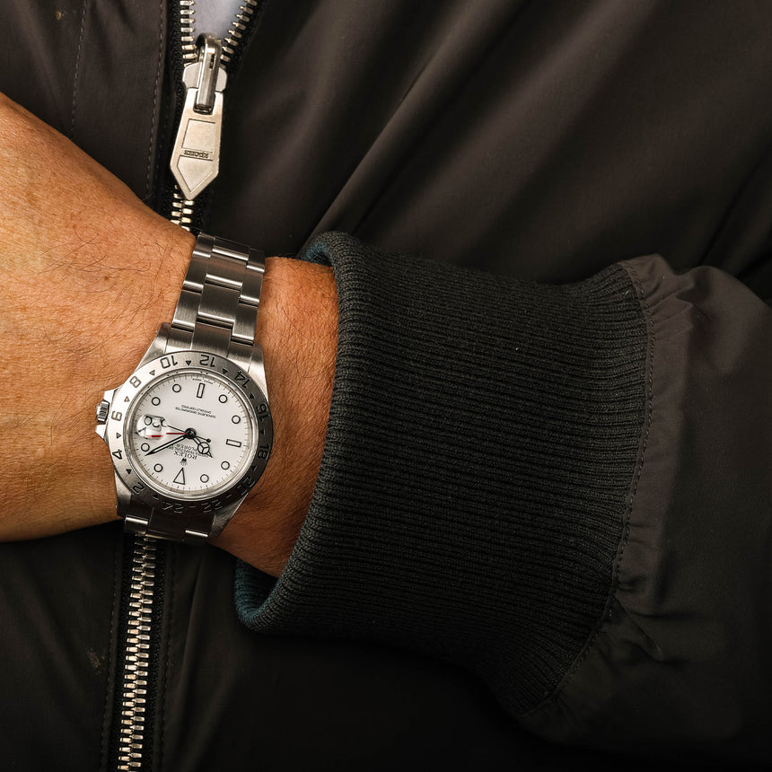 2002 Rolex Explorer II ref: 16570 with Box & Papers