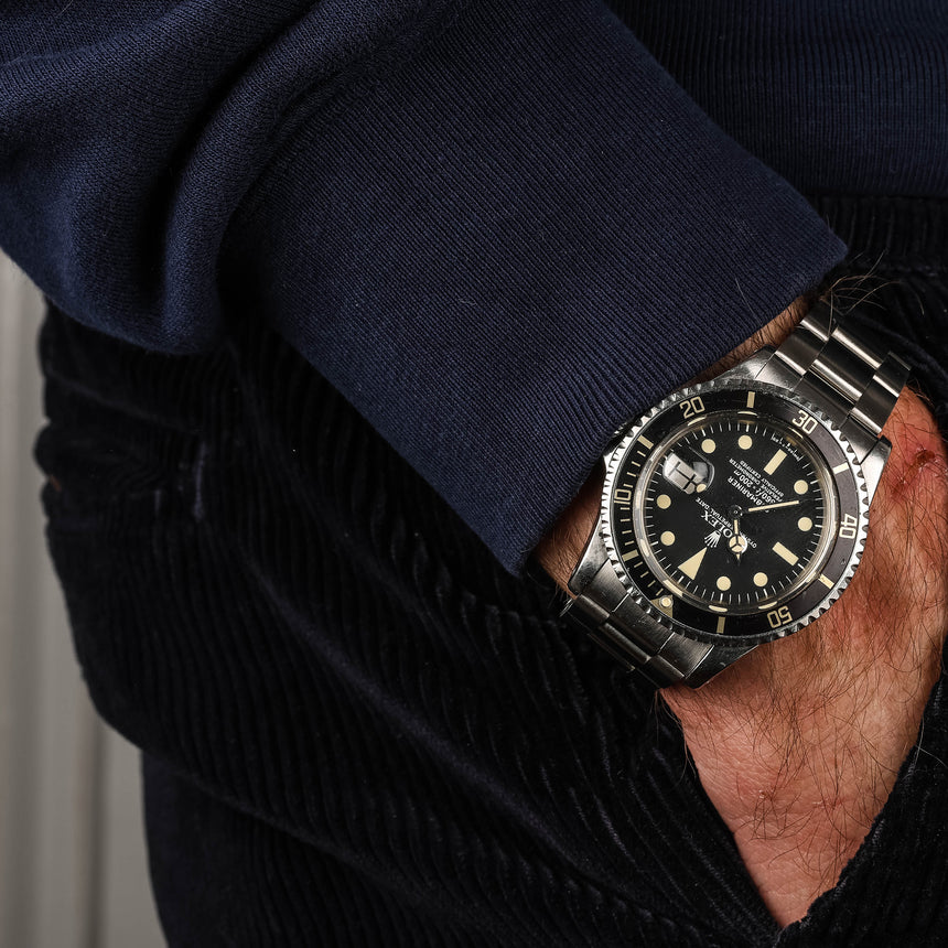 1977 (circa) Rolex Submariner date, reference 1680: cool one!