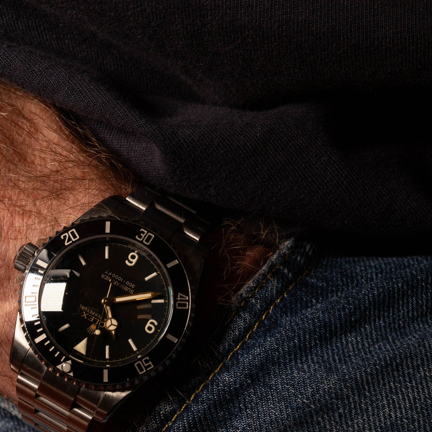 2016 (circa) Rolex Submariner by Tempus Machina watch company ref 809H: RARE & coool: HOMAGE TO THE BEST 5512 EVER 30 PIECES