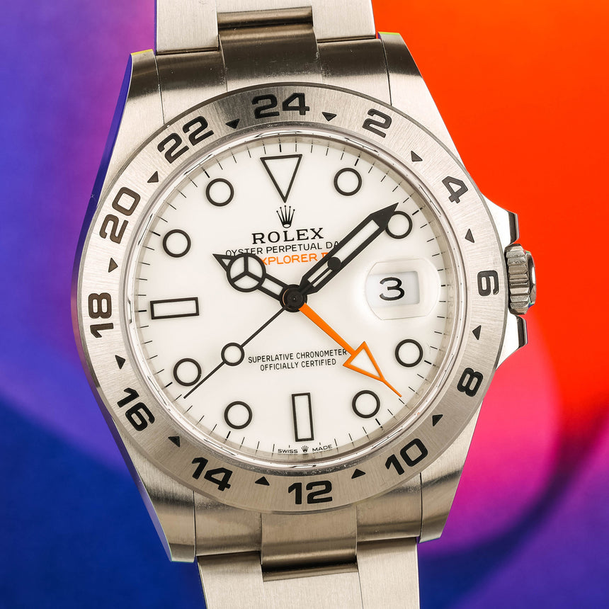 2024 Rolex Explorer II "Polar" ref: 226570 Full Set 50th Birthday