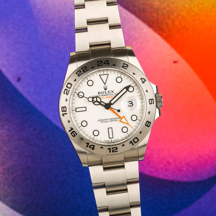 2024 Rolex Explorer II "Polar" ref: 226570 Full Set 50th Birthday