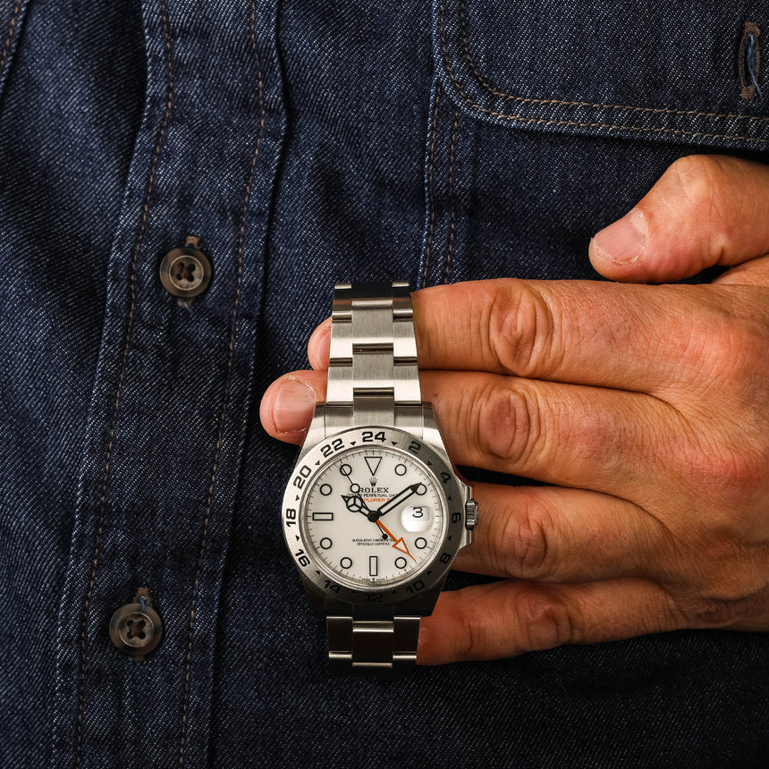 2024 Rolex Explorer II "Polar" ref: 226570 Full Set 50th Birthday