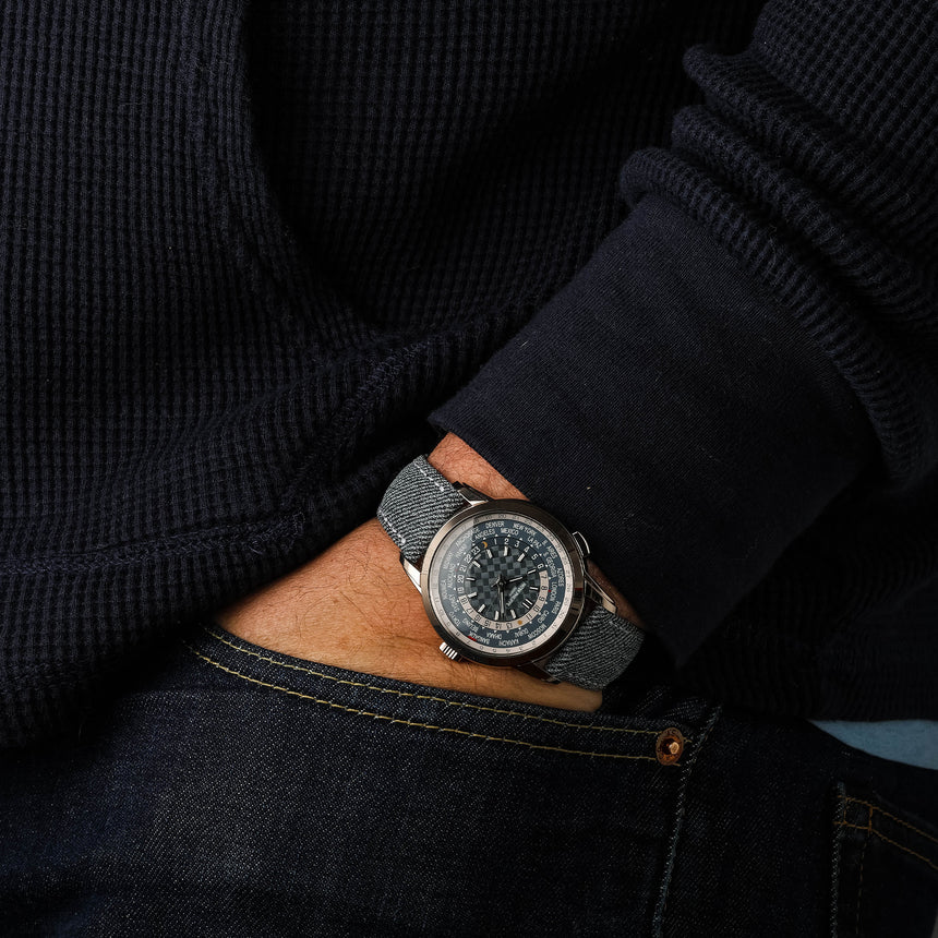 2024 PP Jeans World Time Date Complications in White Gold Ref: 5330/G Full Set Like New