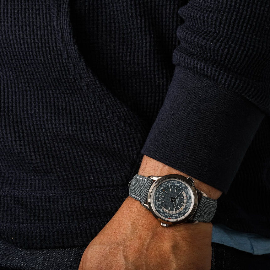 2024 PP Jeans World Time Date Complications in White Gold Ref: 5330/G Full Set Like New